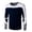 D574/Navy, variant on Afdoent Mens Long Sleeve T-Shirt Casual Color Block Crew Neck T Shirt Fall Daily Leisure Sports T Shirt Work Travel