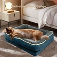 thumbnail image 6 of PayUSD Dog Beds for Large Medium Small Dogs Orthopedic Pet Bed Sofa Supportive Egg Crate Foam Animal Couch with Removable Washable Cover Non Skid Bottom S to XL, 6 of 8