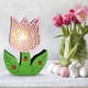 thumbnail image 2 of 2022 Nueva decoración de Pascua para el hogar, flor de Pascua de madera, luz LED, adorno de flor de Pascua, decoración, lámpara de decoración de Pascua, 2 of 4