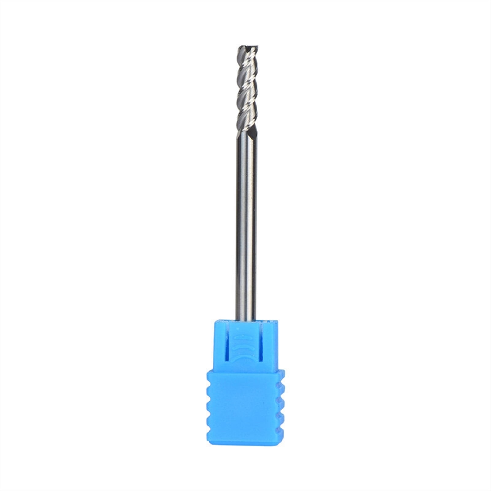 5pcs D4-4-75 Tungsten Steel End Mills 3 Flute Flattened Head Milling Cutters Carbide End Mills HRC45 Suitable for Aluminum