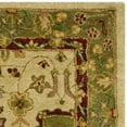 thumbnail image 3 of Traditional Rug - Taj Mahal Wool Pile -Ivory/Green Style-B-Color:Ivory/Green,Design:Traditional,Shape:Large Rectangle,Size:12'L x 9'W, 3 of 4