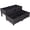 Brown 84, variant on Self-Watering Raised Garden Bed with Legs, 4 Piece Modular Planter Box for Flowers, Herbs & Vegetables, Brown Polypropylene