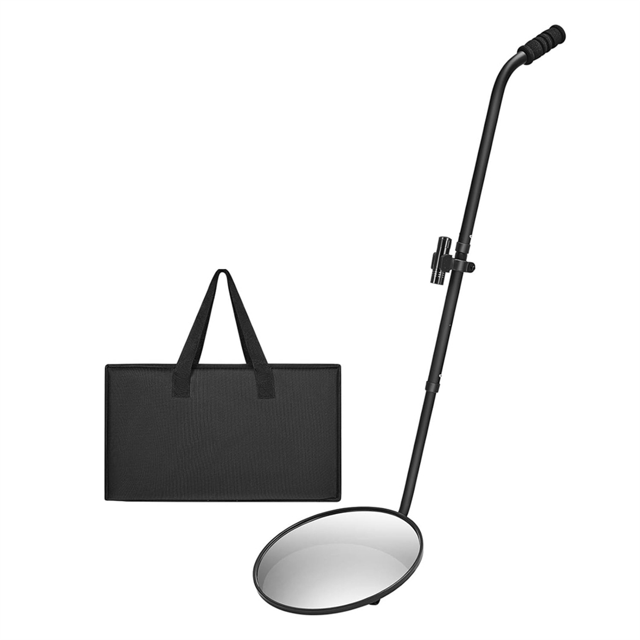 Under Vehicle Inspectionmirror with Light and Telescopic Handle Handheld for Under Vehicle Truck 30cm
