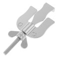 thumbnail image 1 of unbranded Cerradura De Seguridad Portátil Plateada Para Puertas De Apartamento Y Dormitorios, 1 of 8