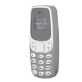 thumbnail image 2 of Inalámbrico Bluetooth Marcador teléfono celular Manos libres Tarjeta SIM dual Mini teléfono móvil de respaldo Micrófono Gris, 2 of 5