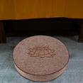 thumbnail image 3 of Tongina Yoga Cushion Seat Cushion Adult Gifts Backrest Cushion Buddhist Prayer Mat Floor Cushion Round Yoga Cushion for Yoga Stretching Light Gray, 3 of 6