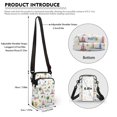 thumbnail image 6 of HELLHERO Snowman Candy Crossbody Bags Polyester Adjustable Shoulder Strap Shoulder Bag for Casual Use, 6 of 7