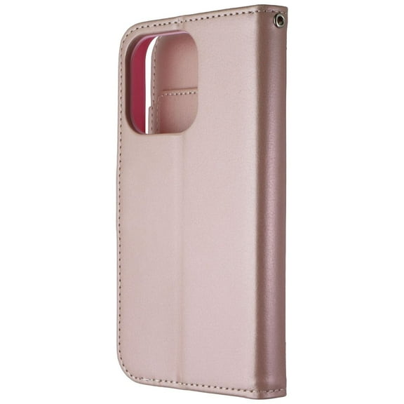 MyBat Pro Xtra MyJacket Wallet Case for Apple iPhone 15 Pro - Rose Gold