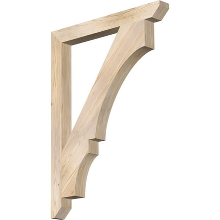 

Ekena Millwork 3 1/2 W x 34 D x 46 H Balboa Slat Smooth Bracket Douglas Fir