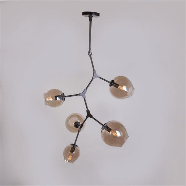 Control Brands LM7305PBLK Pelikansgrand Ceiling Lamp, Black