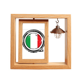 thumbnail image 1 of Italia bandera nacional Europa marca país Marco giratorio de madera 4x6, 1 of 3