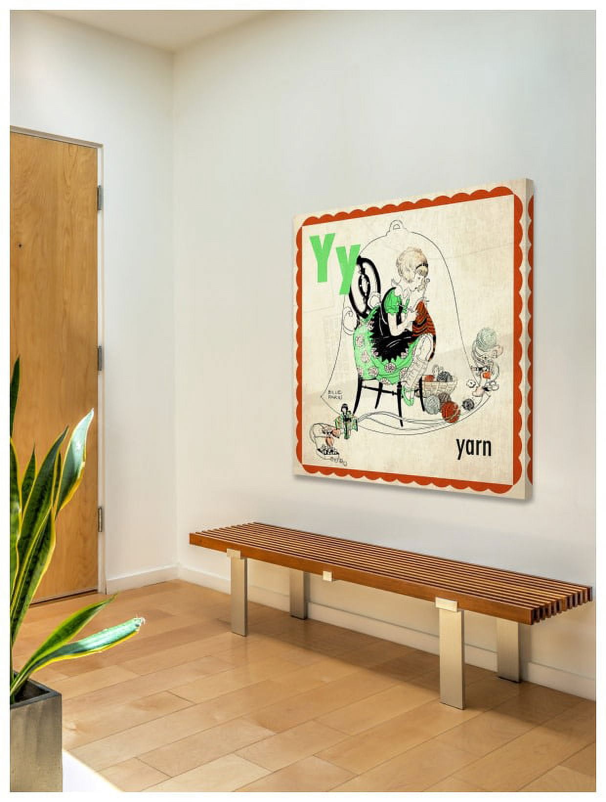 Marmont Hill "Yarn" by Curtis Painting Print on Canvas