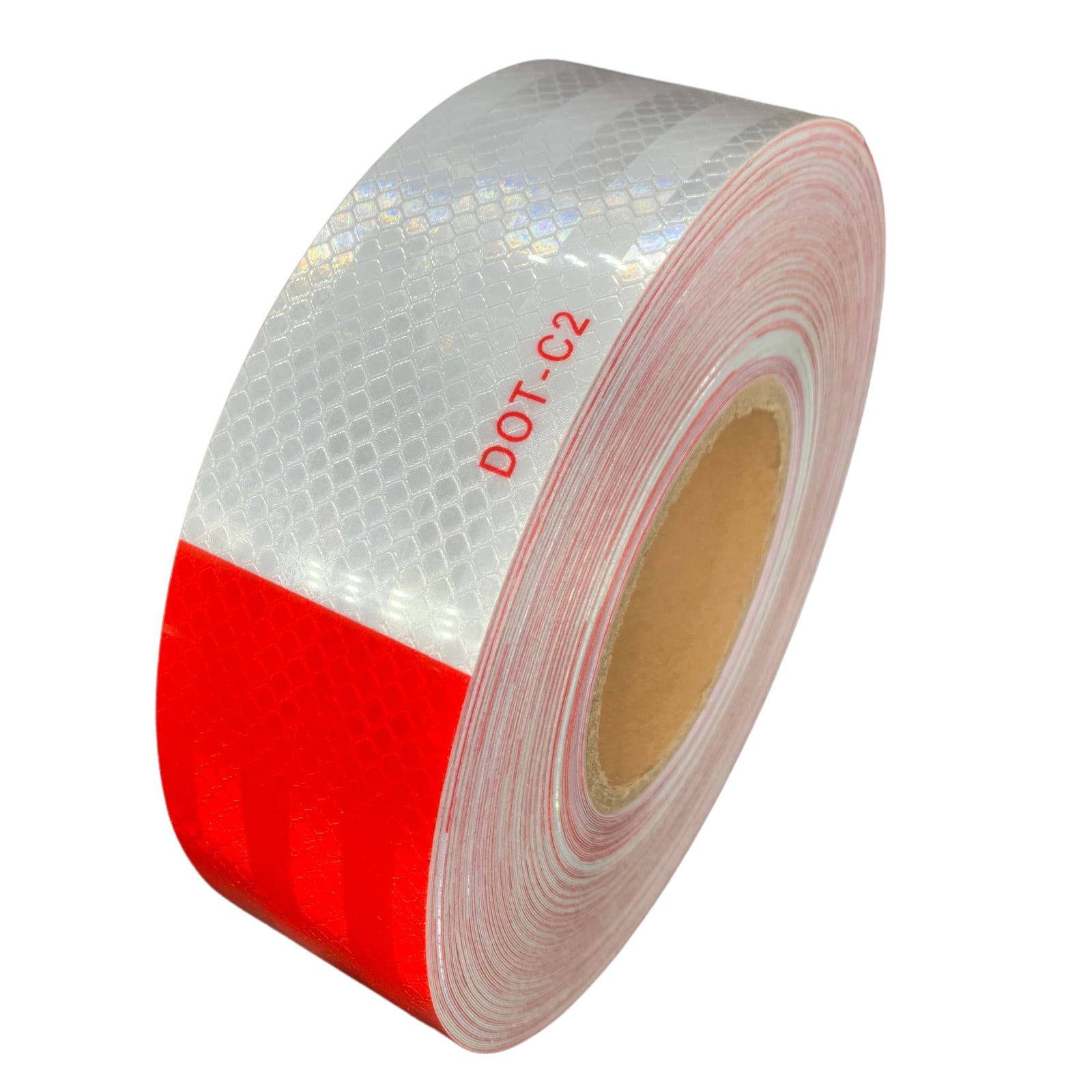 Reflective tape for trailers Fluorescent yellow safety tape DOT-C2 tape 1inX25ft 