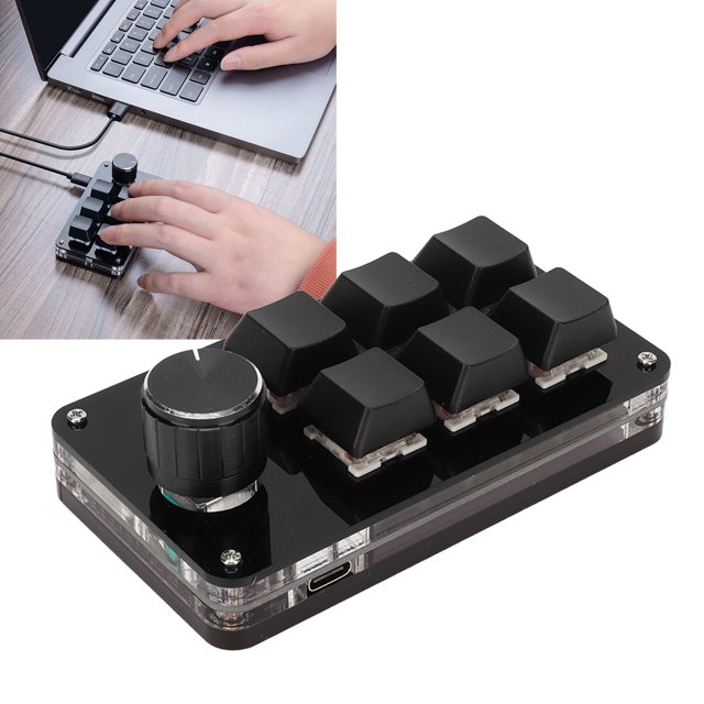6 Keys Keyboard, Mini Keyboard Plug And Play Full Key Custom Replacement For Laboratory