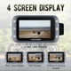 thumbnail image 2 of WiFi Motocicleta DVR Dash Cam 1080P + 1080P Full HD Vista Frontal Trasera Cámara Impermeable para Motocicleta GPS Logger Recorder Box(B), 2 of 5