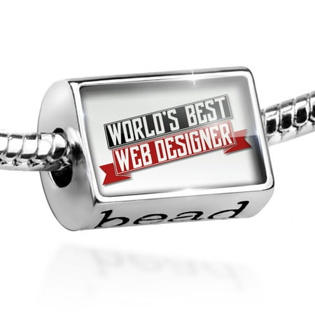 Bead Worlds Best Web Designer Charm Fits All European