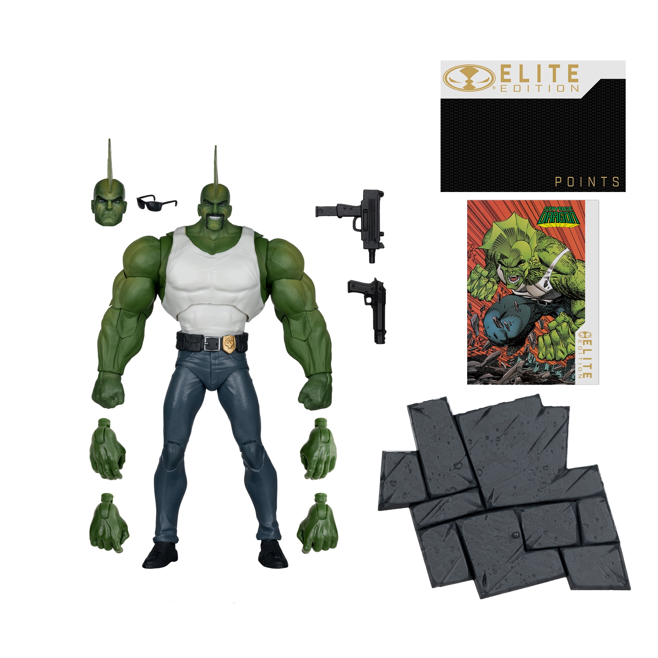 Dragon (Savage Dragon) (Image Comics Founders Series) 7" Deluxe Action Figure Elite Edition - McFarlane Toys