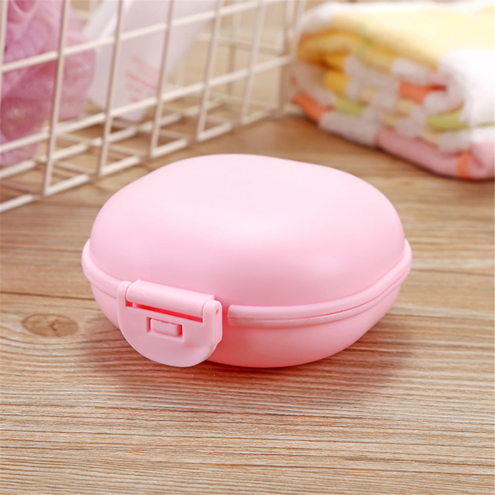 Home Bathroom Shower Travel Hiking Soap Box Dish Plate Holder Case Container New 