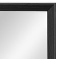 thumbnail image 2 of Hometrends Adler Wall Mount Framed Rectangular Mirror,  Black Grain Finish, Home Decor Mirror, Has Frame; 18x22in, 2 of 5