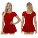 thumbnail image 3 of Vestido sin mangas con espalda cruzada para mujer, leotardo de gimnasia, bailarina, traje de baile de salón, Ropa de baile contemporáneo moderno lírico, 3 of 5