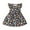 Black, variant on Fesfesfes Toddler Baby Girls Dress Cute Summer Dinosaur Print Multicolor Flying Sleeves Dress