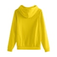 thumbnail image 3 of Kagetolytai Suits Mens Hooded Sports Tracksuit Unisex 2 piece Running Outfits Long Sleeve Pullover Hoodies Sweatshirt+Sweatpants Set Suits For Men Yellow 2XL, 3 of 4