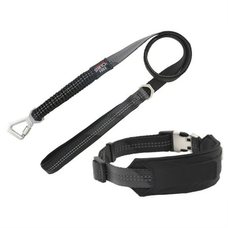 UPC: 0810010819147 | Pet Life ®  Geo-prene  2-in-1 Shock Absorbing Neoprene Padded Reflective Dog Leash and Collar