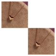 thumbnail image 3 of Sonducket Women Necklace Alloy Stylish Heart Shape Necklaces Dressing Reunion Family Party Birthday Christmas Jewelry Festival Gift Type1 NO1, 3 of 5