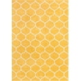 thumbnail image 3 of Unique Loom Trellis Frieze Collection Area Rug - Rounded (8' x 11' Rectangle Yellow/Ivory), 3 of 7