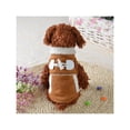 thumbnail image 3 of Dog Winter Coat - Cold Weather Suede Dog Clothes, Shearling Windproof Fall Outfit for Puppy with Fleece Lined, Soft and Warm Pet Apparel Jacket for Small Medium Dogs, 3 of 6
