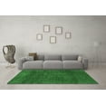 thumbnail image 3 of Ahgly Company Indoor Round Abstract Emerald Green Modern Area Rugs, 6' Round, 3 of 4