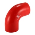 thumbnail image 5 of 70mm 2.76" ID 90 Degree Universal Silicone Hose Coupler Tube Connectors for Car Intercooler Intake Piping Red, 5 of 6