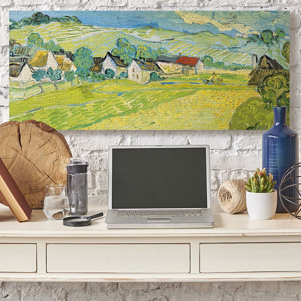 Stupell Industries Classic Van Gogh Sunny View Painting Vue Ensoleille Canvas Wall Art by Vincent Van Gogh