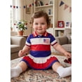 thumbnail image 4 of Cenuakty Kids Girls Summer T-Shirt Dress Red 6M 12M 18M 24M 2T 3T 4T Short Sleeve A-Line Dress for Toddler 4th of July Clothes, 4 of 9