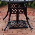 thumbnail image 4 of Sunnydaze Base de Parasol Carrée en Fonte Décorative Design Géométrique Moderne pour Patio Extérieur - 17 Pouces - Noir, 4 of 7