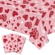 thumbnail image 3 of Manteles, manteles de picnic, manteles desechables con temática de San Valentín, impermeables y aptos para usar como fondo., 3 of 5