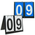 thumbnail image 1 of GOGO 2 Sets Portable Tabletop Sports Scoreboards Scorekeeper 00-99-Black Number + Blue Card, 1 of 4