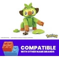 thumbnail image 3 of MEGA Pokemon Building Toy Kit Grookey (15 Pieces) with 1 Action Figure and Ball for Kids, 3 of 6