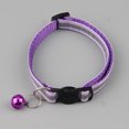 thumbnail image 3 of Collar reflectante para gatos con cascabel, ajustable, de nailon, seguro, con hebillas para mascotas lindas, accesorios para gatos, 3 of 5