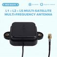 thumbnail image 4 of 1PCS L1+L2+L5 GNSS/GPS Multi Satellite Multi Frequency Active Positioning Antenna with High Precision IP67, 4 of 8