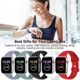 thumbnail image 3 of Paquete de 5 bandas compatibles con Apple Watch Band 38 mm, 40 mm, 41 mm, 42 mm, 44 mm, 45 mm, compatibles con Iwatch Series 7 6 5 4 3 2 1 Se Mujeres Hombres Pinksand/stone/la, 3 of 5