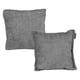 thumbnail image 1 of Set de 2 Cojines (1 Cuadrado + 1 Cuadrado Grande) Manhattan Gris Oscuro, 1 of 7