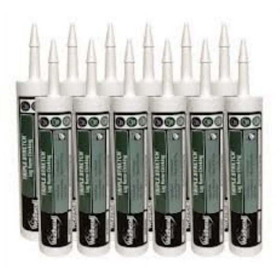 Triple Stretch Chinking Case of (10) 30 oz Tubes Western Tan