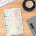 thumbnail image 5 of A6 Sticker Organizer Storage Binder, Star Planner Folder, Reusable Sticker Display Holder, 6 Ring Binder Cover, Sticker Book Collecting Album, Refillable Loose Leaf Folder, Portable Planner Shell, 5 of 6