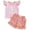 Hot Pink FJXZ8 baby girls' clothing, variant on Soepste Baby Girl 18 Months Clothes Toddler Girl Spring Outfits Summer Toddler Girl Clothes Baby Girl Sleeveless Shirt Shorts Set Cute Outfits