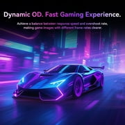 27-inch Dual-Mode 4K Gaming Monitor,3840×2160@160Hz & 1920×1080@320Hz,HDR400,12 Scenario Modes,Game Assist,Dynamic OD,RGB Gaming Lighting,2*HDMI 2.1,2*DP 1.4,1*Audio