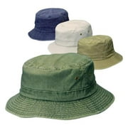 Dorfman Pacific 7599350 Assorted Colors Bucket Hat Kids Cotton Twill- pack of 12