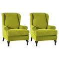 thumbnail image 1 of fastboy 2x Elastic Sofa Cover Effective Protection And Not Easy To Wrinkle Soft Comfortable Armchair Cover green, 1 of 6