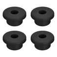 thumbnail image 1 of Unique Bargains Support de Illet en Caoutchouc Dia 3/4 Pieds (19mm) Rond Type T pour Protection des Fils Lot de 4, 1 of 5