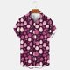 thumbnail image 1 of Blusa y camisa de manga corta con cuello vuelto para hombre, camisa informal de moda para hombre, camisa de manga corta con cuello vuelto, camisa de verano con botones, blusa de poliéster para hombre, 1 of 4